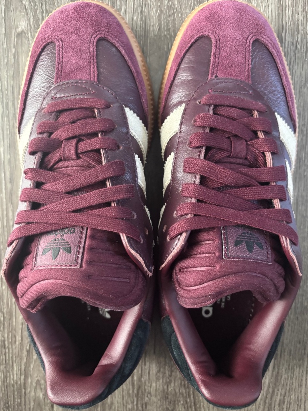 Adidas Men's Samba XLG, Maroon/Wonder Beige/Gum, 7.5